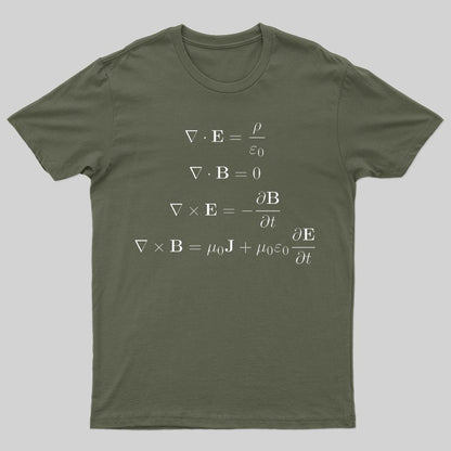 Maxwell equations Classic T-Shirt - Geeksoutfit