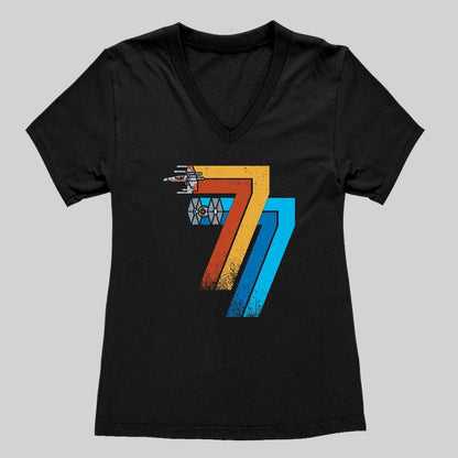 May 25th 1977 Women's V-Neck T-shirt - Geeksoutfit