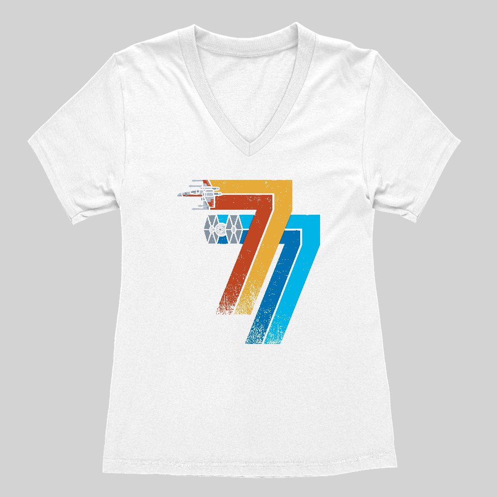 May 25th 1977 Women's V-Neck T-shirt - Geeksoutfit
