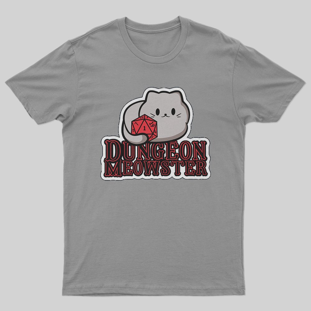 Meowster of Dungeons T-Shirt - Geeksoutfit