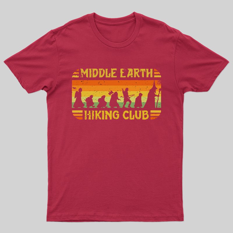 Middle Earth Hiking Club T-Shirt - Geeksoutfit
