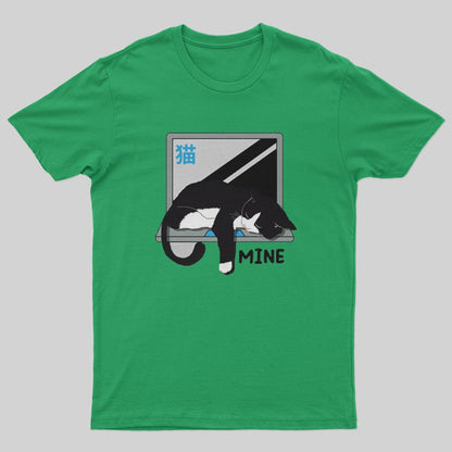 Mine Computer Cat T-Shirt - Geeksoutfit