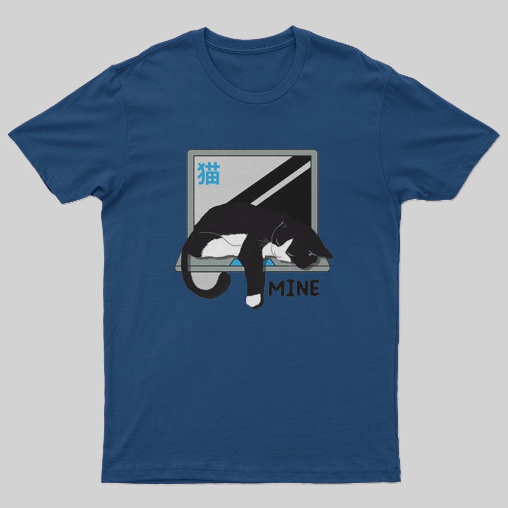 Mine Computer Cat T-Shirt - Geeksoutfit