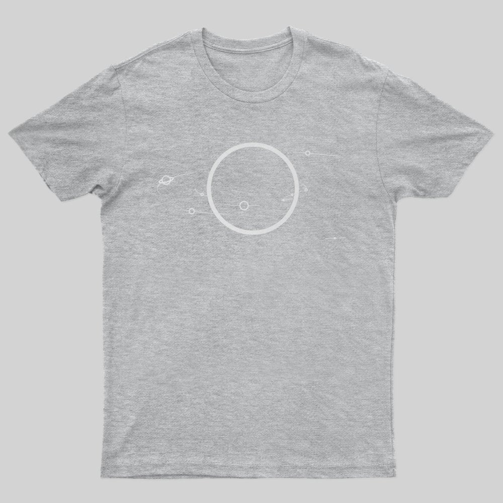 Minimal Solar System 2 T-Shirt - Geeksoutfit