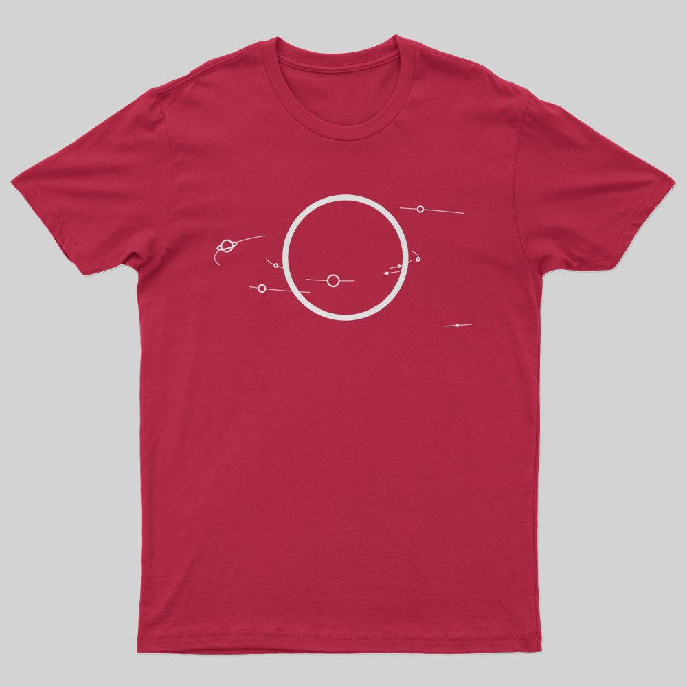 Minimal Solar System 2 T-Shirt - Geeksoutfit
