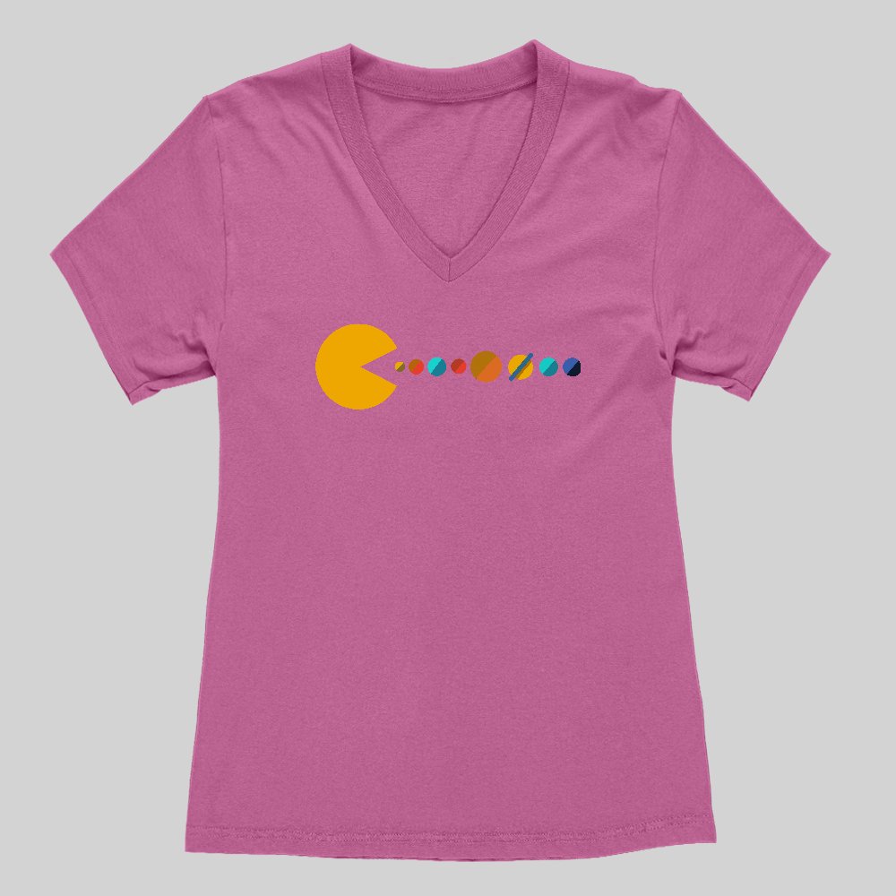 MISTER UNIVERSE Women's V-Neck T-shirt - Geeksoutfit