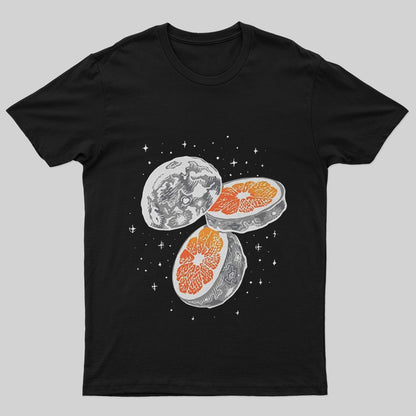 Moon Orange T-Shirt - Geeksoutfit