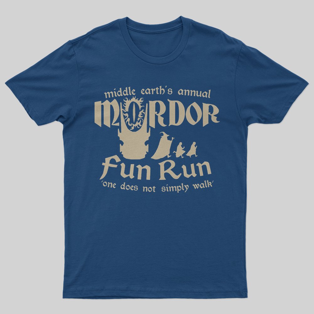 MORDOR FUN RUN T-Shirt - Geeksoutfit