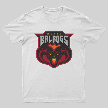 Moria Balrogs Team Logo T-Shirt - Geeksoutfit