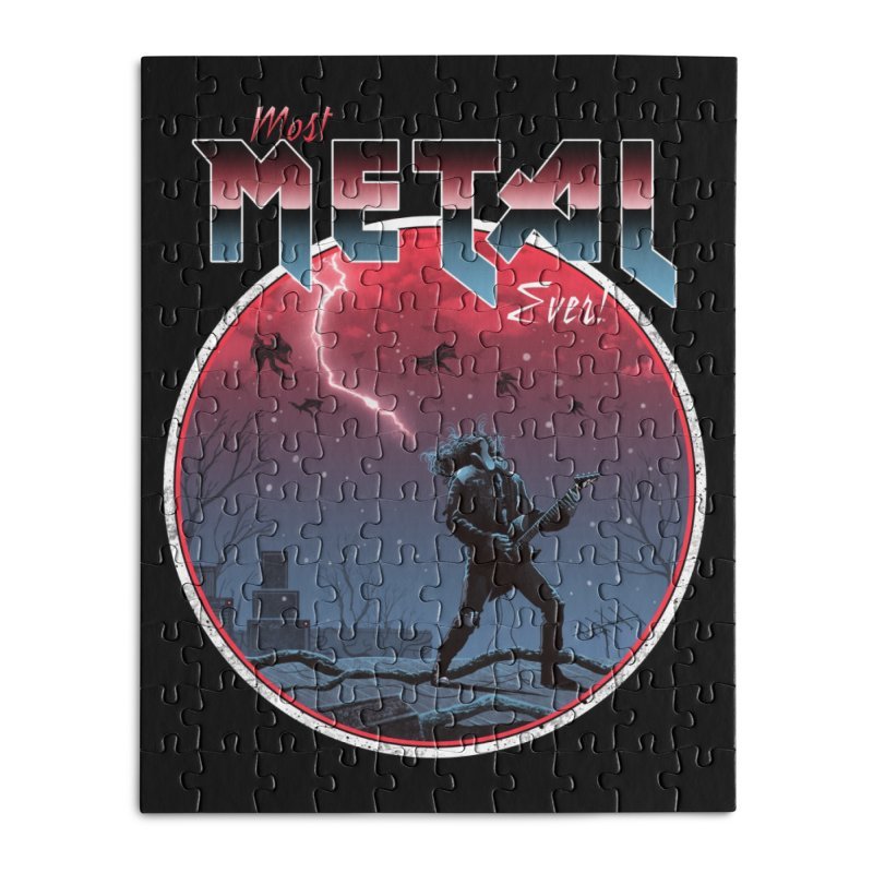 MOST METAL EVER-Wooden Jigsaw Puzzle - Geeksoutfit