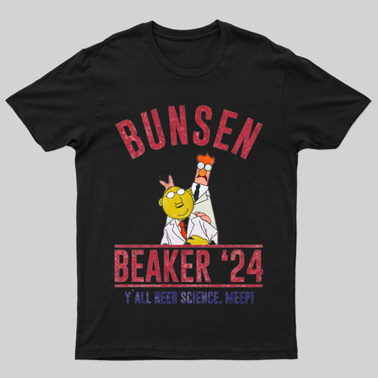 Muppets Show Lab Bunsen Beaker For 2024 Cool T-shirt - Geeksoutfit