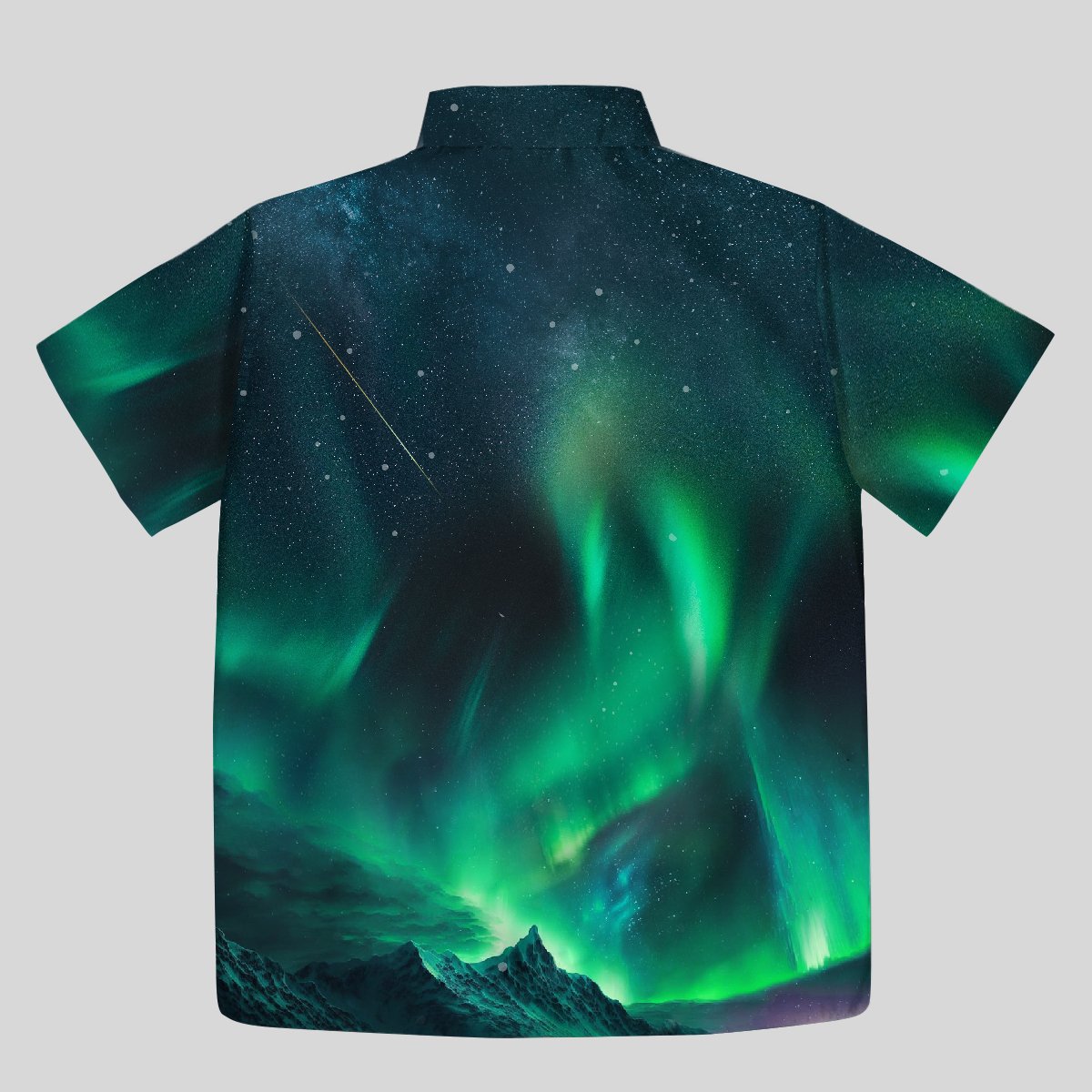 Mysterious Aurora Button Up Pocket Shirt - Geeksoutfit