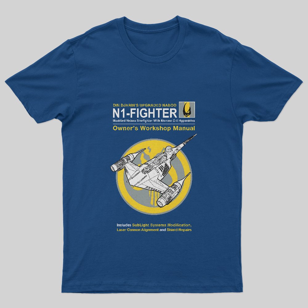N1 Fighter Manual T-Shirt - Geeksoutfit