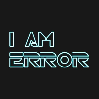 Neon Error T-Shirt - Geeksoutfit
