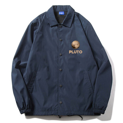 Never Forget Pluto Coach Jacket - Geeksoutfit