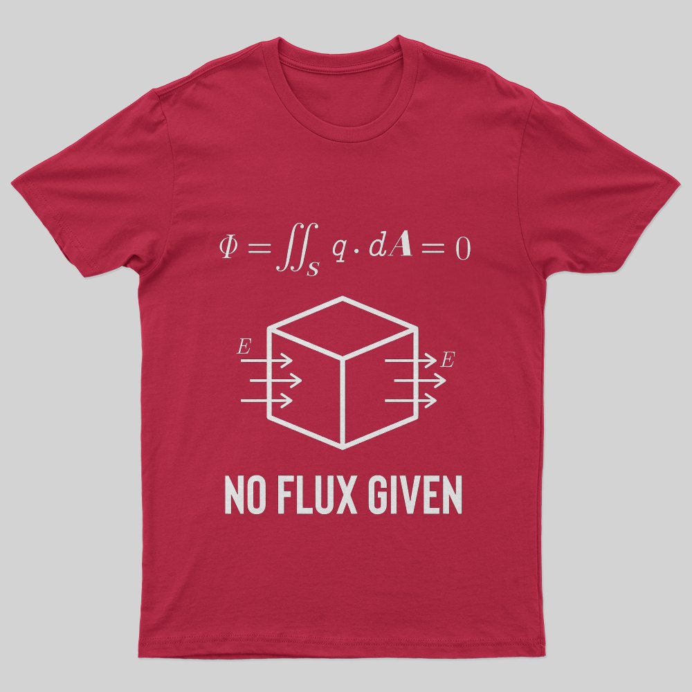 No Flux Given T-Shirt - Geeksoutfit