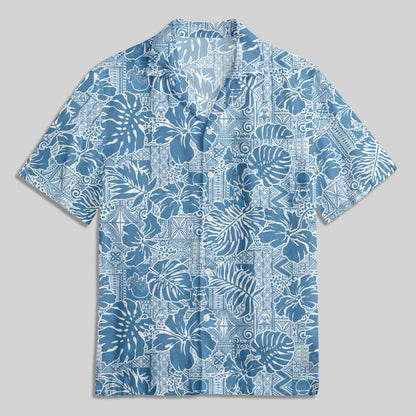 No Hope Hawaiian Pattern Button Up Pocket Shirt - Geeksoutfit