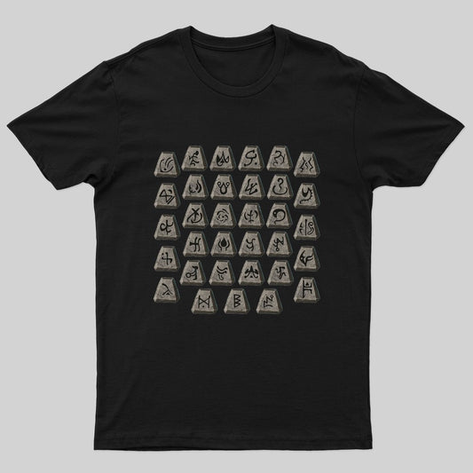 Old School Runes T-Shirt - Geeksoutfit
