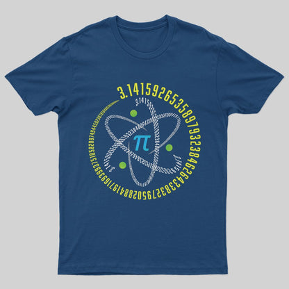 Pi Number Atom STEM T-Shirt - Geeksoutfit