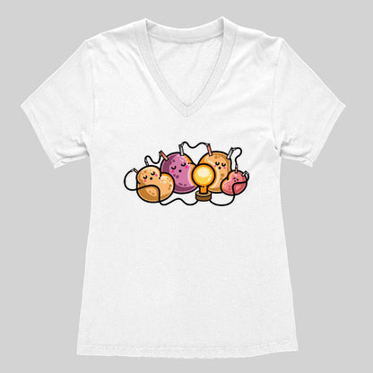 Power Nap Women's V-Neck T-shirt - Geeksoutfit