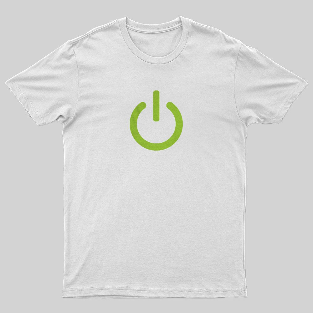 Power On T-Shirt - Geeksoutfit