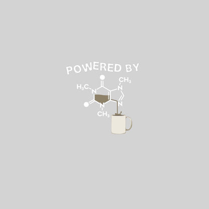Powered By Caffeine Unisex Geek T-shirt - Geeksoutfit