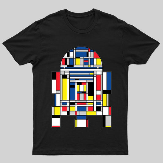 R2D2 Mondrian T-shirt - Geeksoutfit