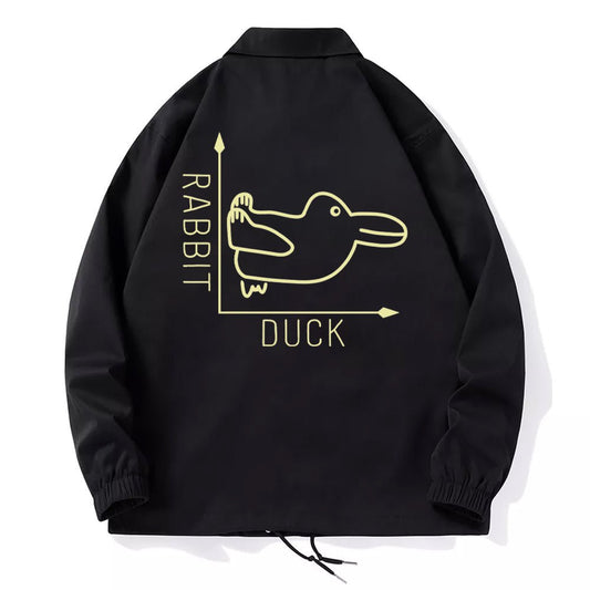 Rabbit or Duck Coach Jacket - Geeksoutfit