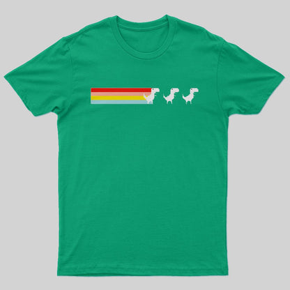Rainbow Fart Dinosaur T-Shirt - Geeksoutfit