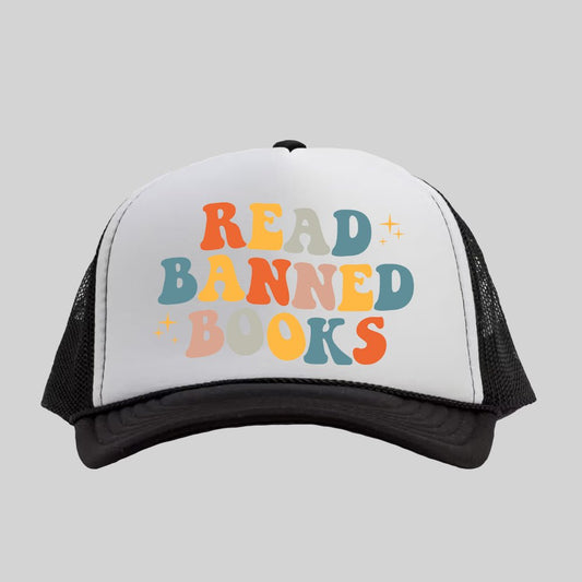 Read Banned Books Trucker Hat - Geeksoutfit
