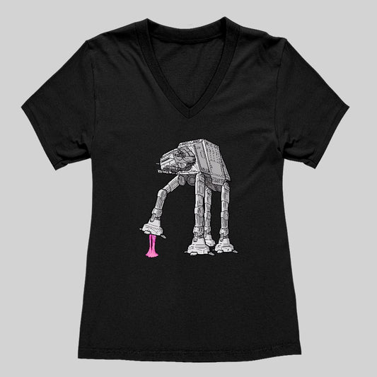 "REBEL GUM!" Women's V-Neck T-shirt - Geeksoutfit