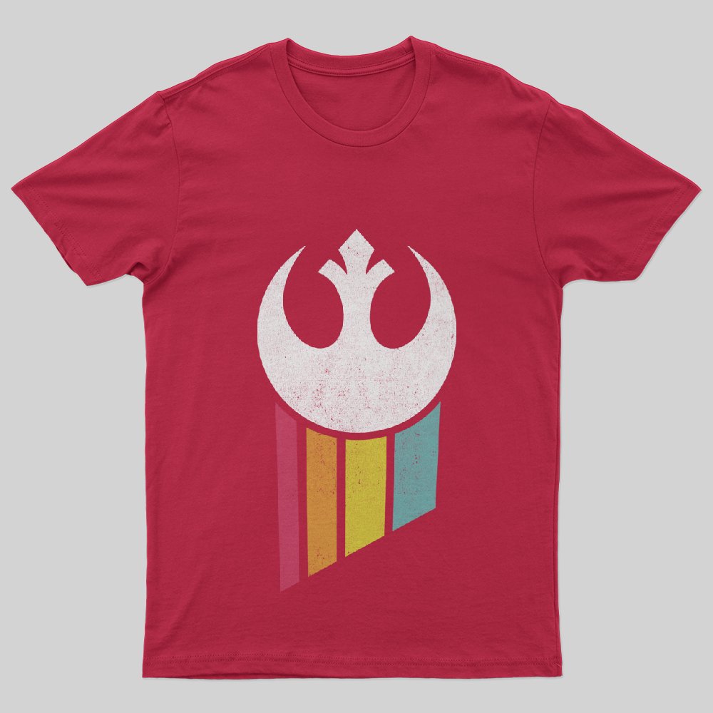 Rebel Rainbow T-Shirt - Geeksoutfit