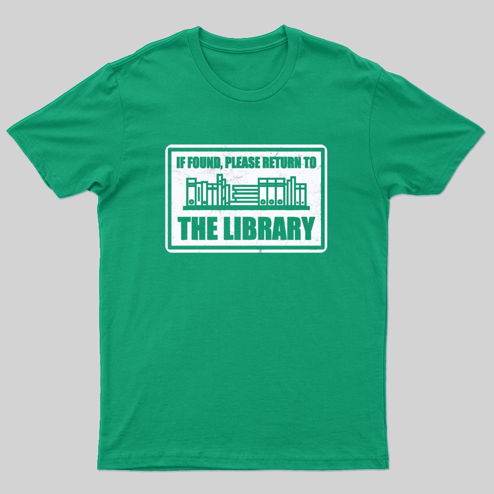 Return to The Library T-shirt - Geeksoutfit