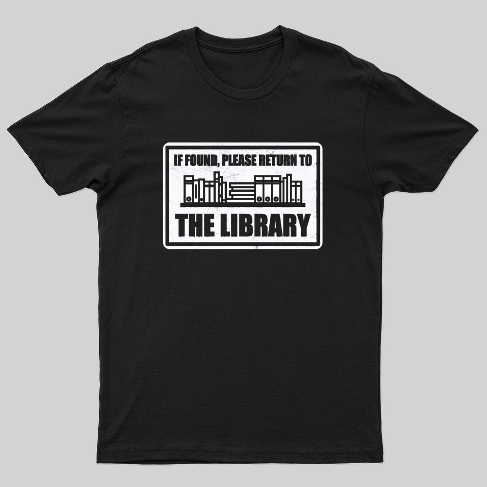 Return to The Library T-shirt - Geeksoutfit