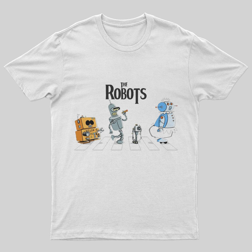 Robot Road T-Shirt - Geeksoutfit