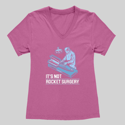 Rocket Surgery Women's V-Neck T-shirt - Geeksoutfit