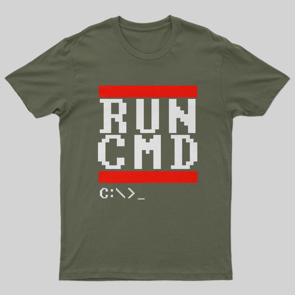 RUN CMD T-Shirt - Geeksoutfit