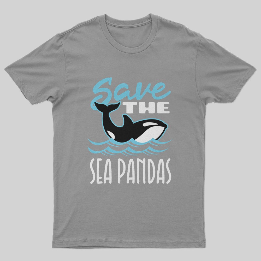 Save The Sea Pandas T-Shirt - Geeksoutfit