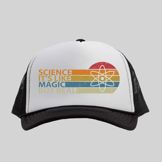 Science It's Like Magic But Real Trucker Hat - Geeksoutfit