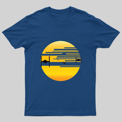 Space Sunset T-Shirt - Geeksoutfit