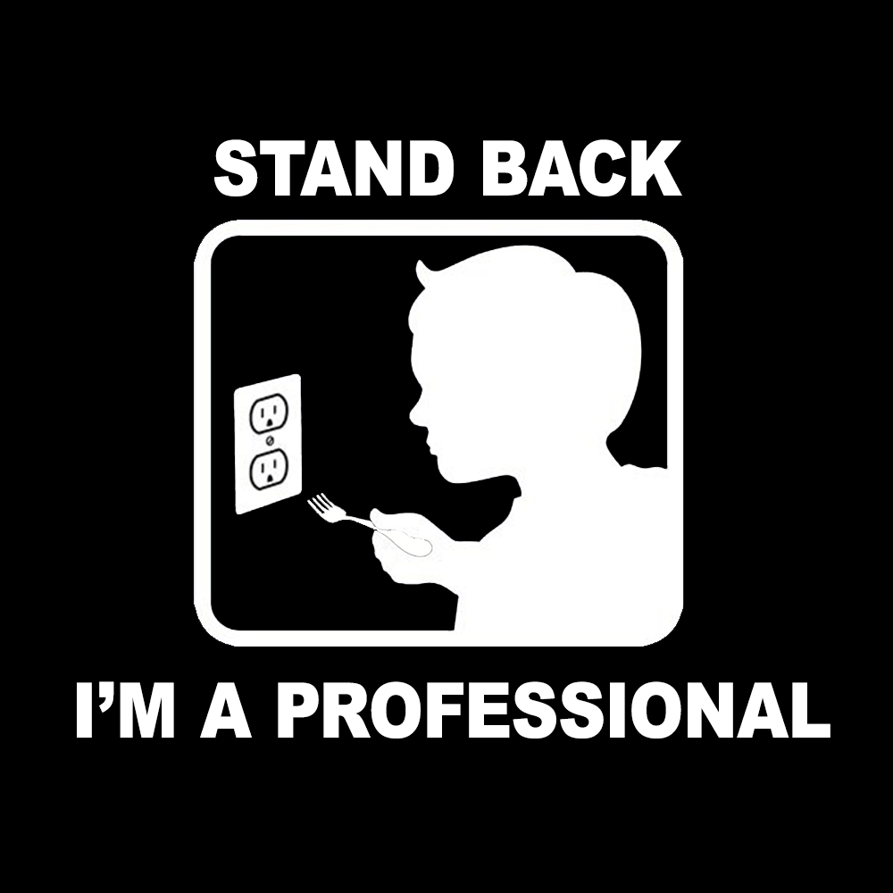 Stand Back I'm Professional T-shirt - Geeksoutfit