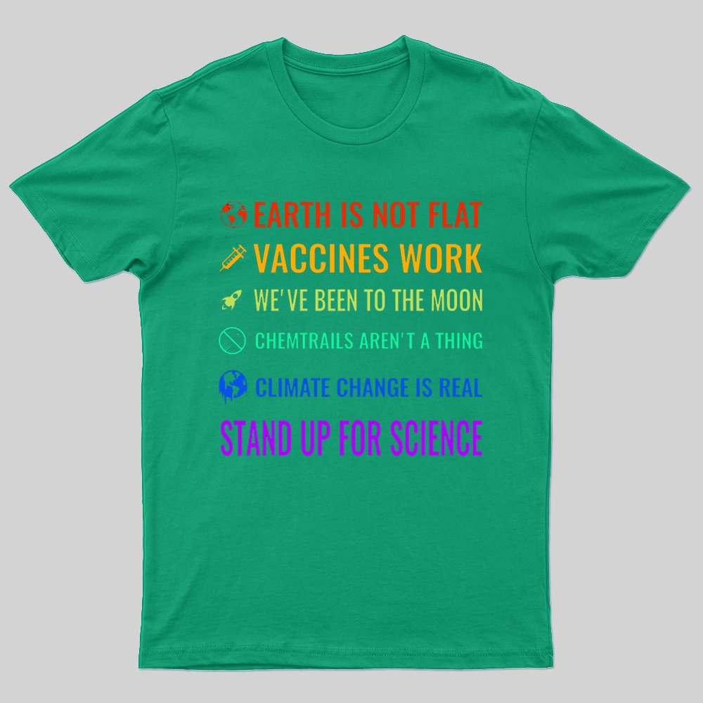 Stand up for Science! T-shirt - Geeksoutfit