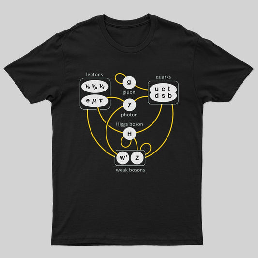 Standard Model Particles Higgs Boson Physics Theory T-shirt - Geeksoutfit