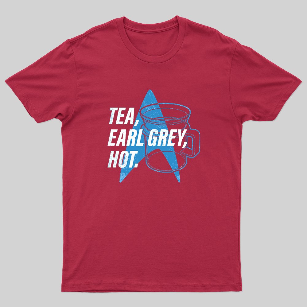 Star Trek Next Generation Tea, Earl Grey , Hot Distressed Poster Tank Top T-Shirt - Geeksoutfit
