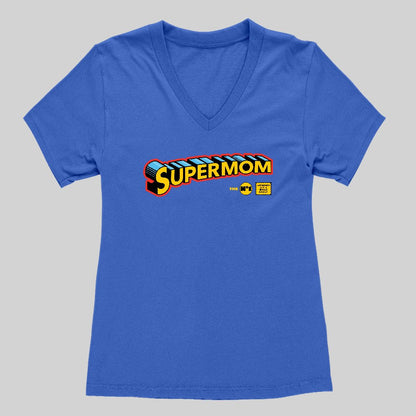 Supermom Women's V-Neck T-shirt - Geeksoutfit