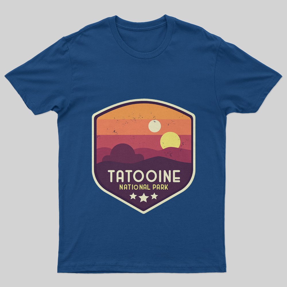 Tatooine National Park Emblem T-Shirt - Geeksoutfit