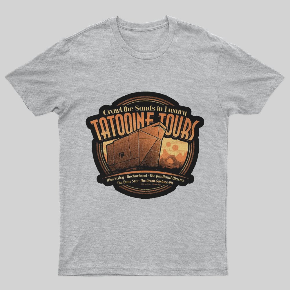 Tatooine Tours T-Shirt - Geeksoutfit
