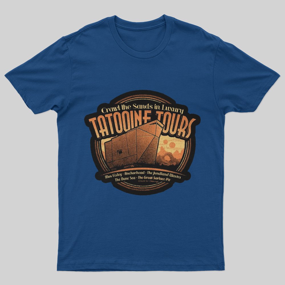 Tatooine Tours T-Shirt - Geeksoutfit