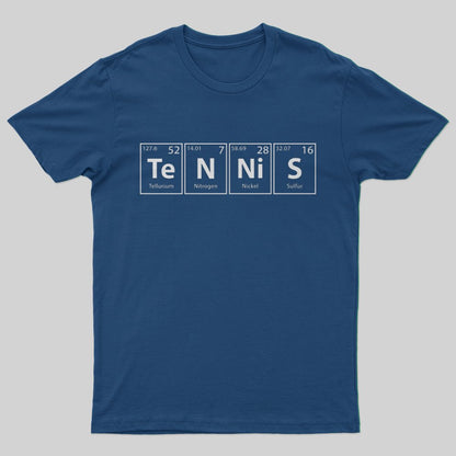 Tennis (Te-N-Ni-S) Periodic Elements T-Shirt - Geeksoutfit