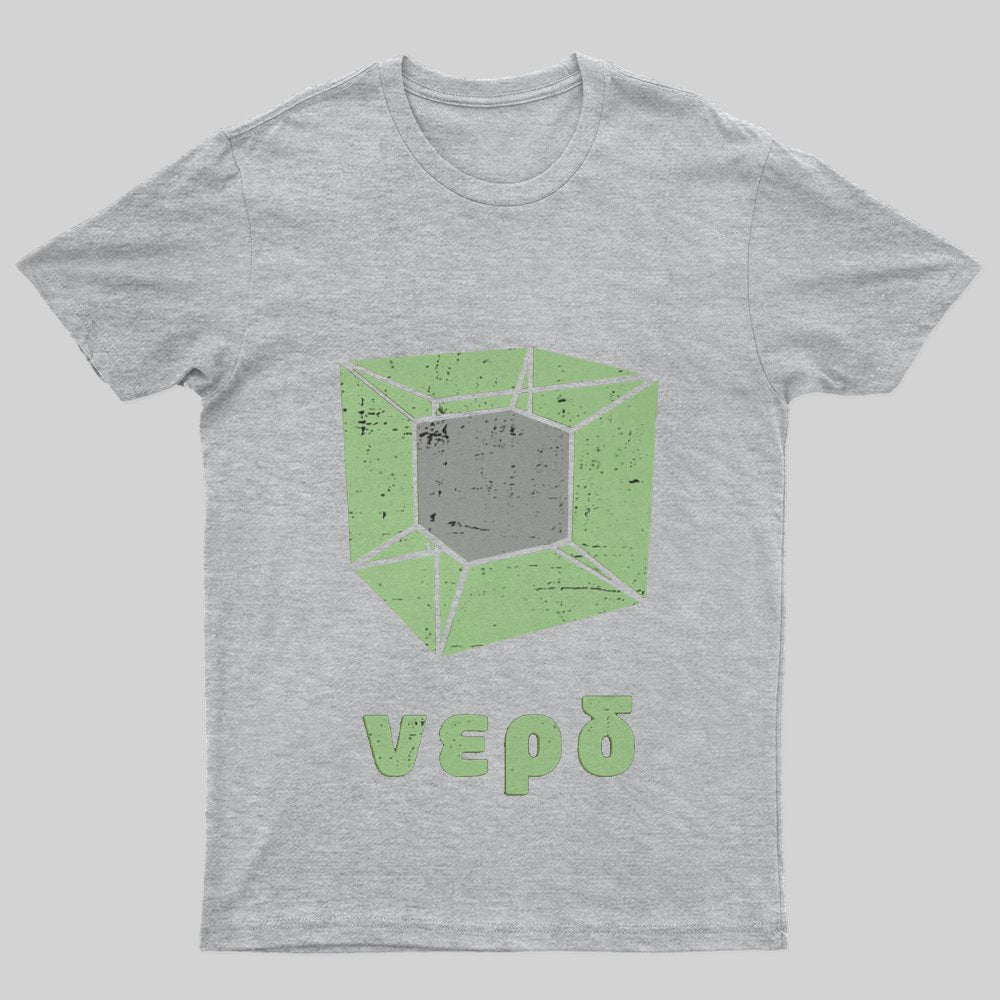 Tesseract Design For The Geeky Nerd, 4D Cube In 3D Space T-Shirt - Geeksoutfit